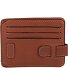  Funda auténtica de piel para tarjetas de crédito 10,5 cm Modelo cognac
