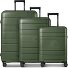  Essentials 11 4 ruedas Set de maletas 3 piezas Con fuelle expandible Modelo olive