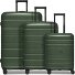  Essentials 11 4 ruedas Set de maletas 3 piezas Con fuelle expandible Modelo olive
