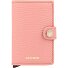  Miniwallet Estuche para tarjetas de crédito Protección RFID Piel 6.5 cm Modelo rose