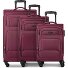  Edition 04 4 ruedas Set de maletas 3 piezas Con asa expansible Modelo burgundy