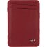  Polo Estuche para tarjetas de crédito Bloqueo RFID Piel natural 7.5 cm Modelo rot