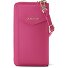  Bologna Cartera de piel con cremallera Funda para teléfono móvil Piel 19 cm Modelo hot pink
