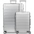  Pro Aluminium 4 ruedas Juego de maletas 2 piezas Modelo silver