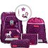  Fit Juego de mochilas escolares 5 piezas Modelo Pretty Unicorn Nuala