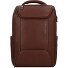  Cronus Mochila de negocios Bloqueo RFID Piel natural 41 cm Compartimento para laptop Modelo brown