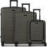  London 4 ruedas Set de maletas 3 piezas Con fuelle expandible Modelo cool olive