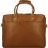  Maletín de cuero con compartimento para portátil de 39 cm Modelo cognac