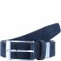  Cinturón Dakota de cuero Modelo dunkelblau | 110 cm