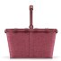  Bolsa de compras Carrybag 48 cm Modelo twist maroon