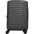  Flyduck 4 ruedas Trolley de cabina 55 cm Con fuelle expandible Modelo black