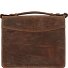  Carpeta de anillas vintage de cuero 34 cm Modelo braun