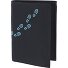  New Cryptan Cartera Bloqueo RFID 10 cm Modelo schwarz-footsteps 2.0 cyan