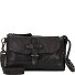  Urban Poets Bolsa de hombro Piel natural 19 cm Modelo dark ash