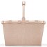  Bolsa de compras Carrybag 48 cm Modelo frame twist coffee