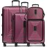  Essentials14 Juego de maletas de 4 ruedas Beautycase 4pcs con compartimento para portátil plegable expansible Modelo aubergine metallic