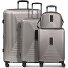  Juego de maletas Essentials 14 de 4 ruedas + neceser 4 pzs. con pliegue extensible Modelo coffee grey metallic
