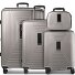  Juego de maletas Essentials 14 de 4 ruedas + neceser 4 pzs. con pliegue extensible Modelo coffee grey metallic