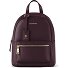  Bologna Leather Mochila de la ciudad Piel natural 27 cm Modelo burgundy