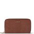  Billetero Bologna Piel XL Doble Cremallera RFID 20 cm Modelo brown