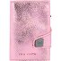  Funda para tarjetas de crédito Click & Slide RFID Piel 6,5 cm Modelo rosé-silver
