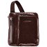  Bolso cuadrado azul de cuero 21 cm Modelo mahagonibraun