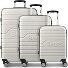  Seattle 4 ruedas Set de maletas 3 piezas Modelo stone-grey