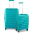  B-Flying 4 ruedas Juego de maletas 2 piezas con pliegue de expansión Modelo turchese