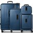  Essentials14 Juego de maletas de 4 ruedas Beautycase 4pcs con compartimento para portátil plegable expansible Modelo dark blue metallic