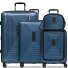  Essentials14 Juego de maletas de 4 ruedas Beautycase 4pcs con compartimento para portátil plegable expansible Modelo dark blue metallic