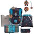  ErgoFlex Tiny Juego de mochilas escolares 6 piezas Modelo Ninja Fighter