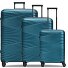  Collection 02 THE THREE SET 4 ruedas Juego de maletas 3 piezas Modelo turquoise metallic 2