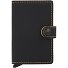  Miniwallet Estuche para tarjetas de crédito Protección RFID Piel 6.5 cm Modelo black - ochre