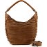  Bolso de hombro de piel de animal S acanalado 33 cm Modelo desert brown