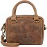  Vintage Bolso miniatura Piel 18 cm Modelo brown