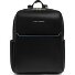  Blue Square Mochila de día Protección RFID Piel 37 cm Compartimento para el portátil Modelo black