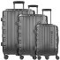  Galatea 4 Roll Suitcase Set 3pcs. Modelo schwarz
