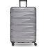  Trolley de viaje de 4 ruedas L 75 cm con pliegue de expansión Modelo arctic silver metallic