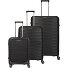  Mooby 4 ruedas Juego de maletas 3 piezas con pliegue de expansión Modelo schwarz