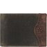  Cartera Hunter RFID cuero 12 cm Modelo khaki-brown