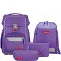  Basis Juego de mochilas escolares 4 piezas Modelo Set „Purple Konfetti