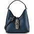  Goccia Bolso miniatura Piel natural 18 cm Modelo grigio blu