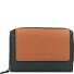  Nappa Cartera Protección RFID Piel 14 cm Modelo green-tan