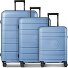  Essentials 11 4 ruedas Set de maletas 3 piezas Con fuelle expandible Modelo cool blue
