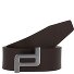  Cinturón de cuero Icon Modelo dunkelbraun | 85 cm