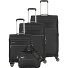  Miigo 4 Roll Suitcase Set 4pcs. Modelo nachtschwarz