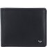  Polo Cartera Bloqueo RFID Piel natural 12 cm Modelo schwarz